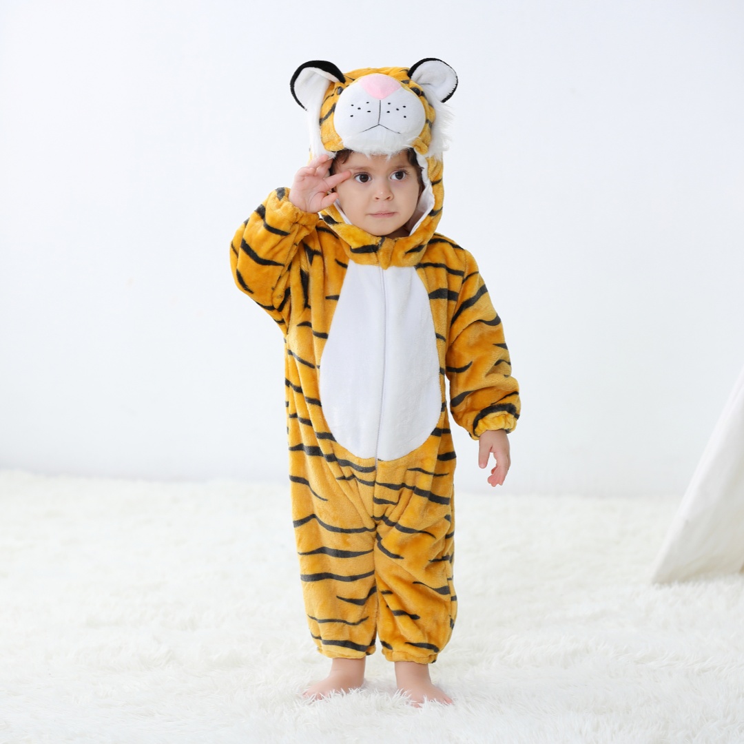 Spiderman Jumpsuit Kids - Комбинезон с рисунком тигра для новорожденных,
