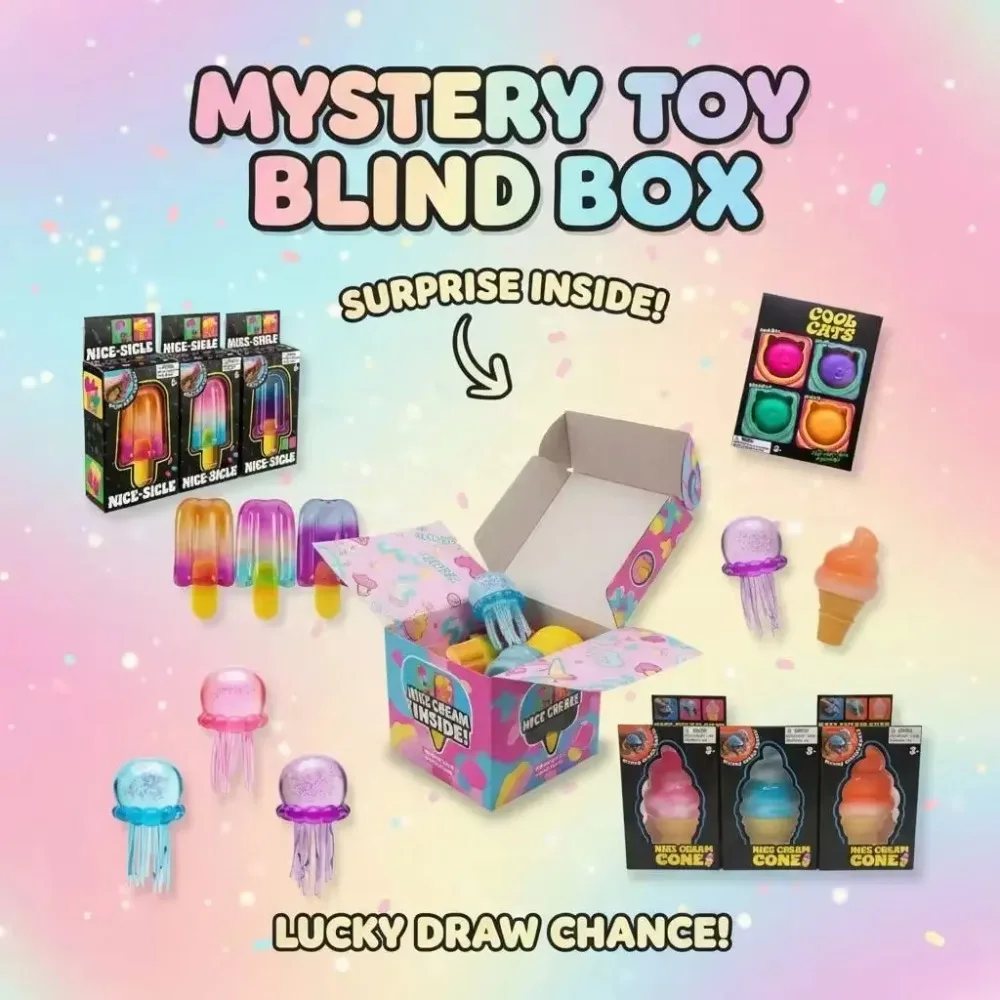 Novelty Gifts - Набор мягких игрушек-антистресс, медленно восстанавливающихся по