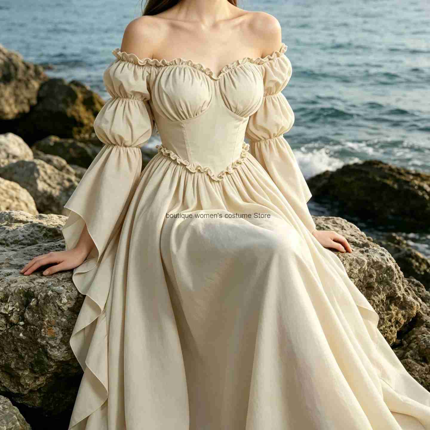 Medieval Renaissance Dress Women - Новое средневековое платье в стиле Ренессанса