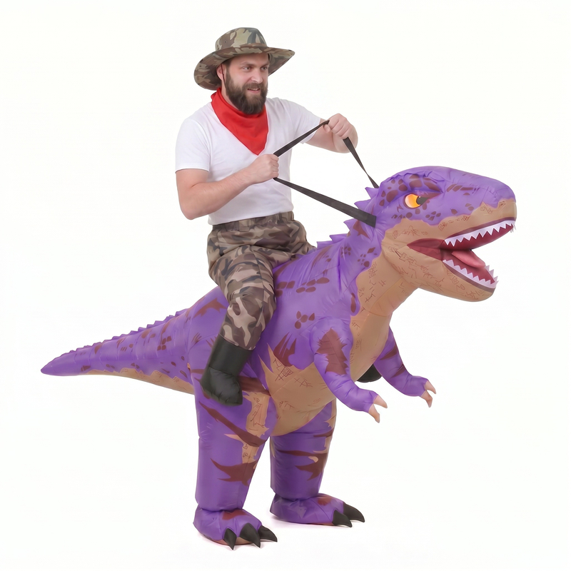 Забавный надувной костюм Ти-Ре – обзор и цена Inflatable Dinosaur Costume Adult