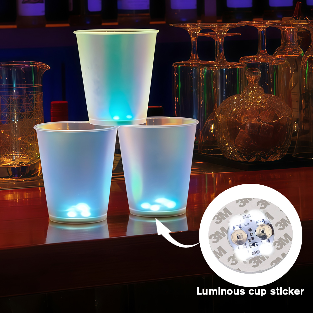 10 шт. светодиодные чашки, све – обзор и цена Glow In The Dark Party Glasses