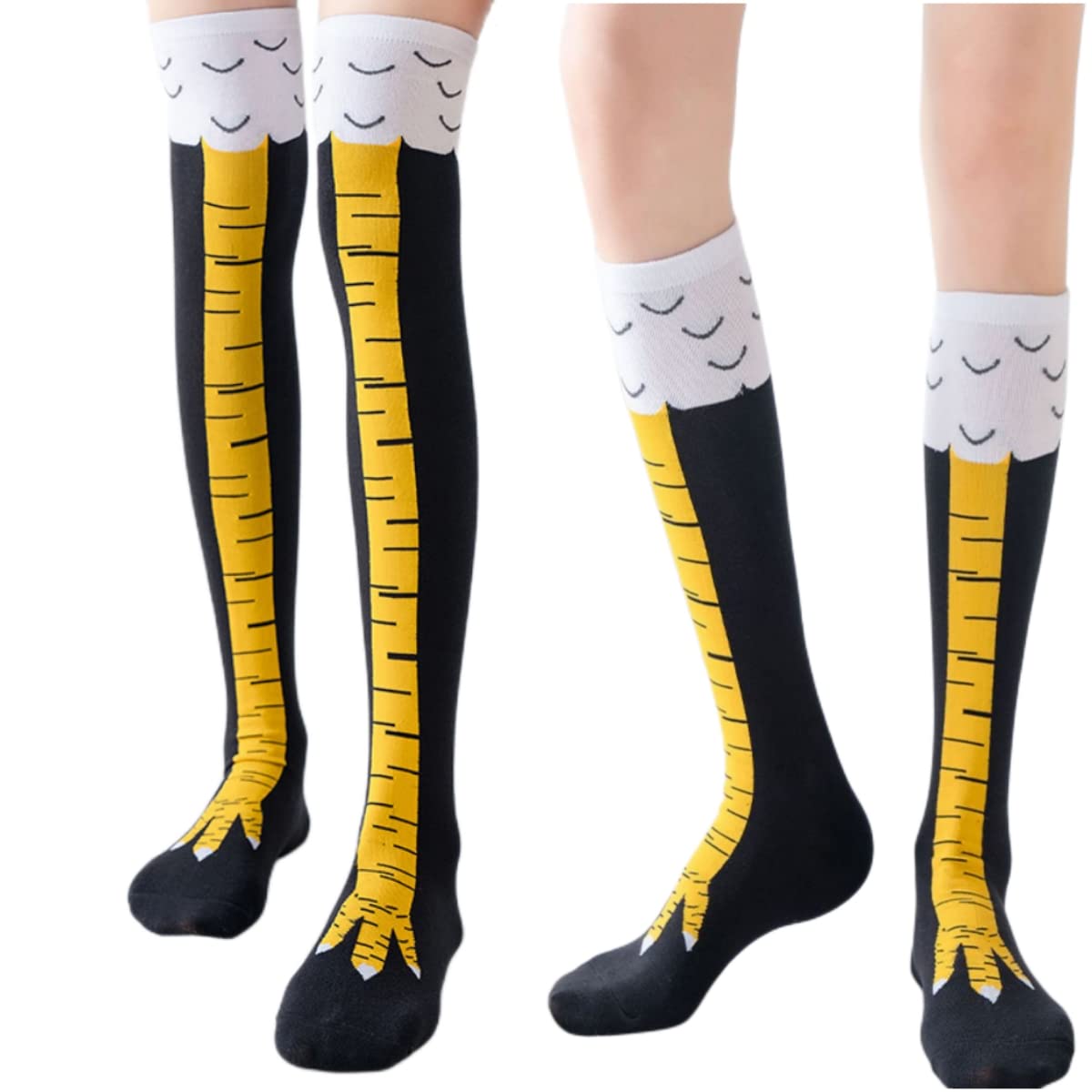 1/2 пары женских гольфов, модн – обзор и цена Funny Chicken Leg Socks