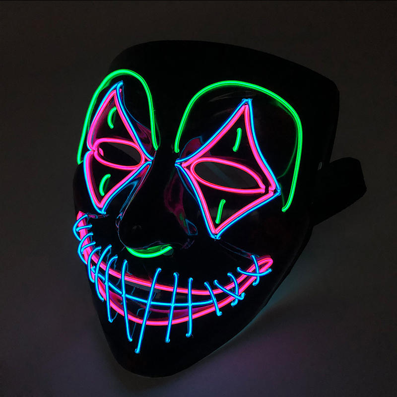 Светодиодная маска убийцы Хэлл – обзор и цена Led Purge Mask Halloween