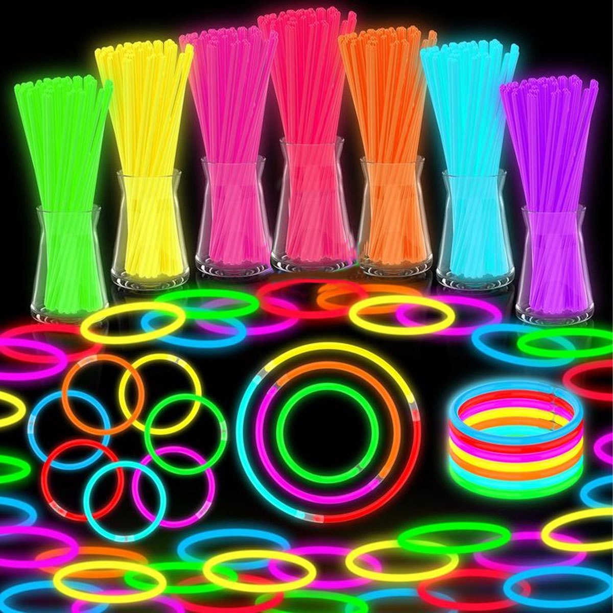 Набор светящихся аксессуаров и – обзор и цена Glow In The Dark Party Glasses
