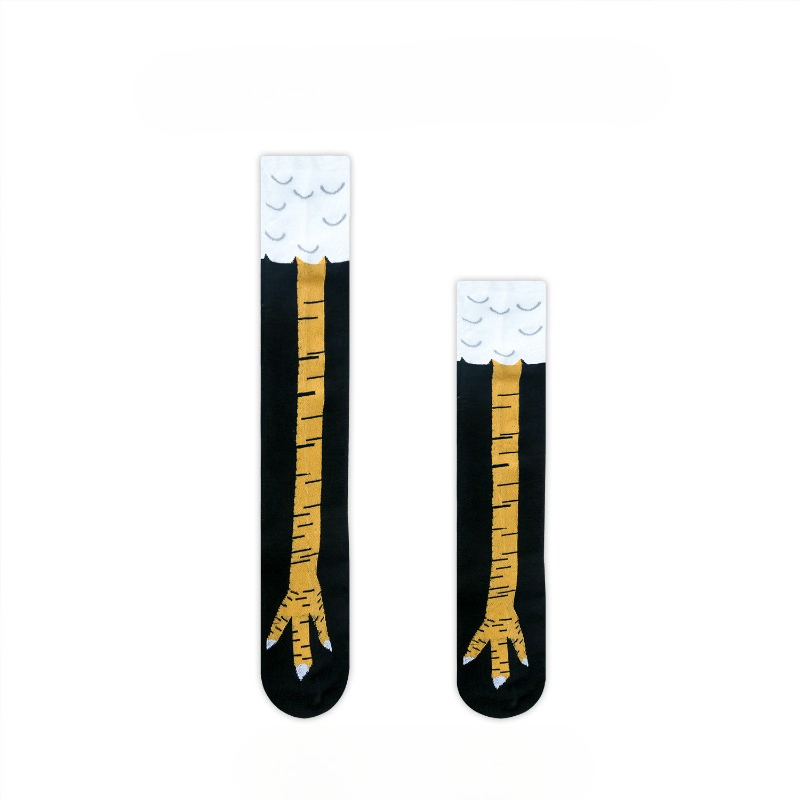 Новые женские гольфы до колена – обзор и цена Funny Chicken Leg Socks