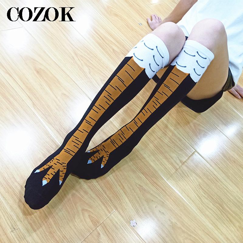 Высококачественные женские сум – обзор и цена Funny Chicken Leg Socks